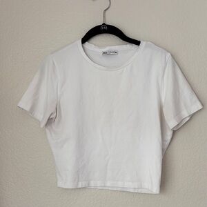 Basic white tee